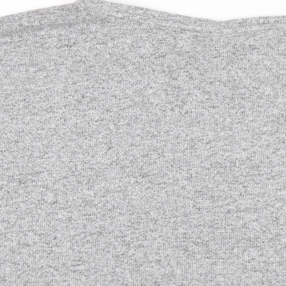Womens UK Size S H&M Grey Basic T-Shirt