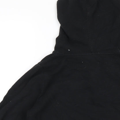 Hollister Womens Black Cotton Pullover Hoodie Size XS Pullover