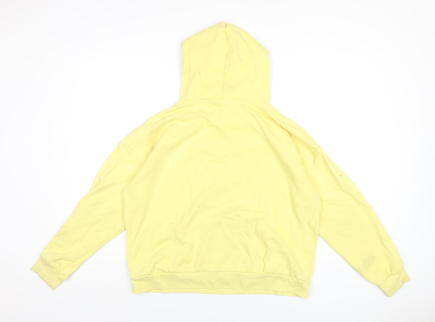 Womens UK Size 12 Disney Yellow Pullover Hoodie
