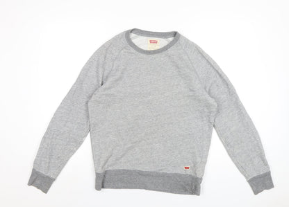 Mens UK Size S Levi's Grey Pullover Sweatshirt