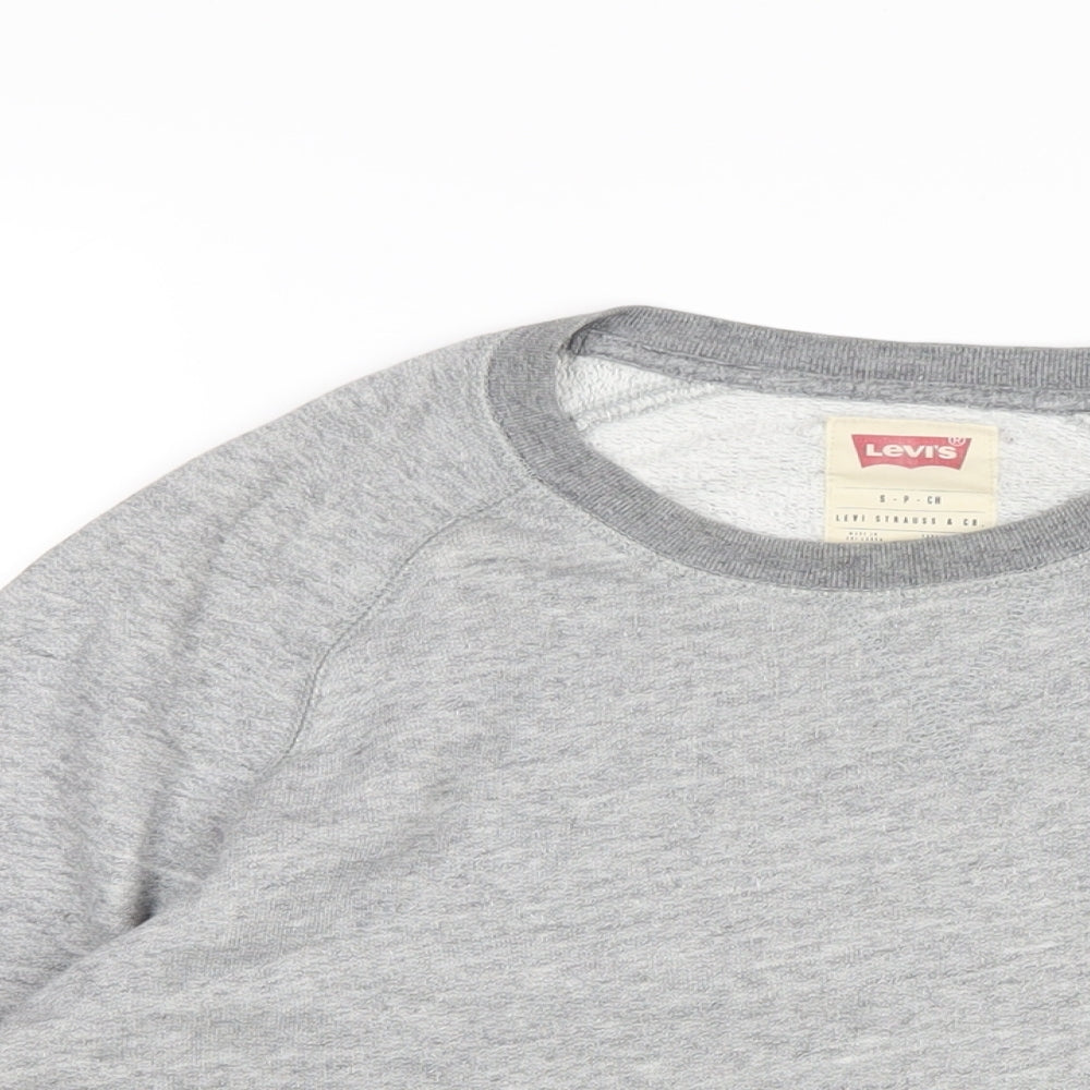 Mens UK Size S Levi's Grey Pullover Sweatshirt