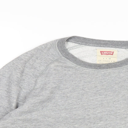Mens UK Size S Levi's Grey Pullover Sweatshirt