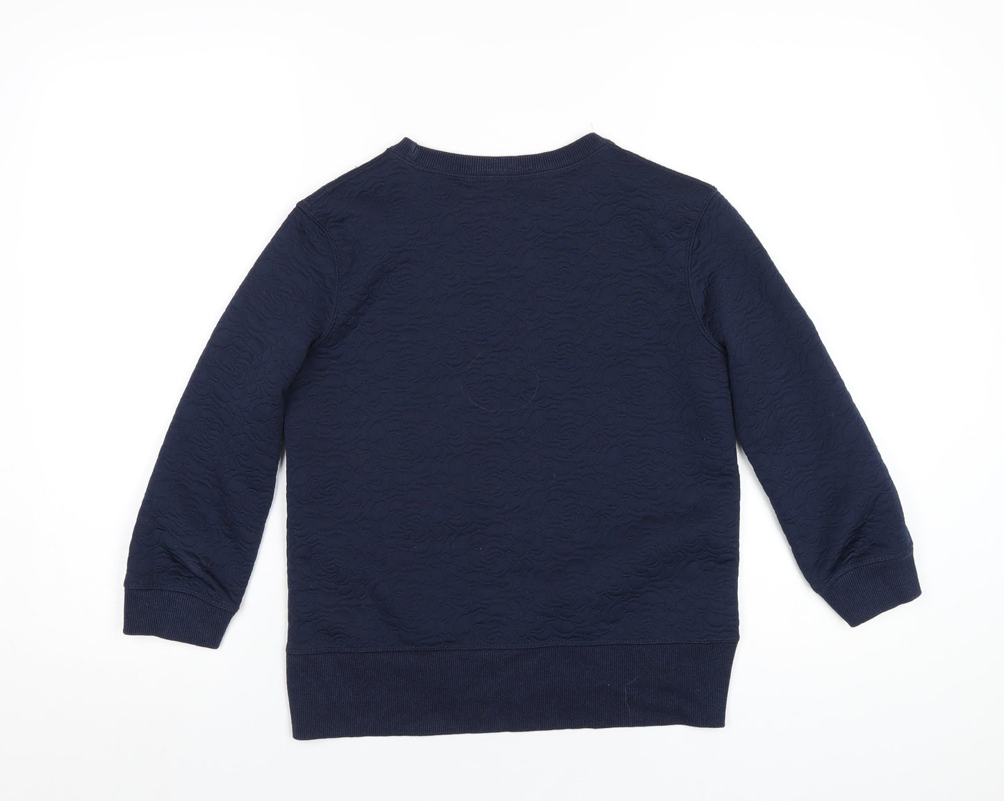 Oodji Womens Blue Polyester Pullover Sweatshirt Size XS Pullover