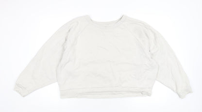 Gap Womens Beige Cotton Pullover Sweatshirt Size XL Pullover