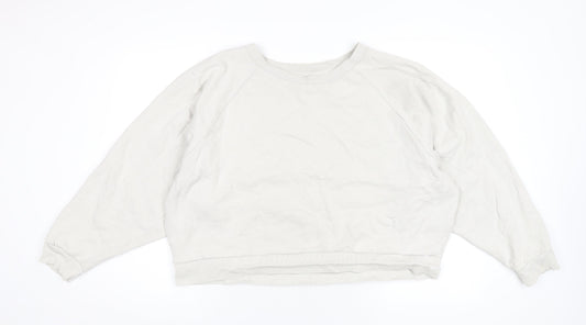 Gap Womens Beige Cotton Pullover Sweatshirt Size XL Pullover