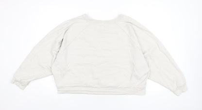 Gap Womens Beige Cotton Pullover Sweatshirt Size XL Pullover