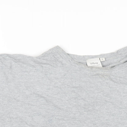 Womens UK Size M Disney Grey Basic T-Shirt