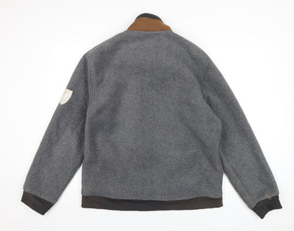 Atlas Mens Grey Jacket Size M Zip