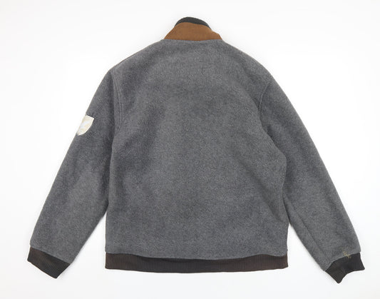 Atlas Mens Grey Jacket Size M Zip