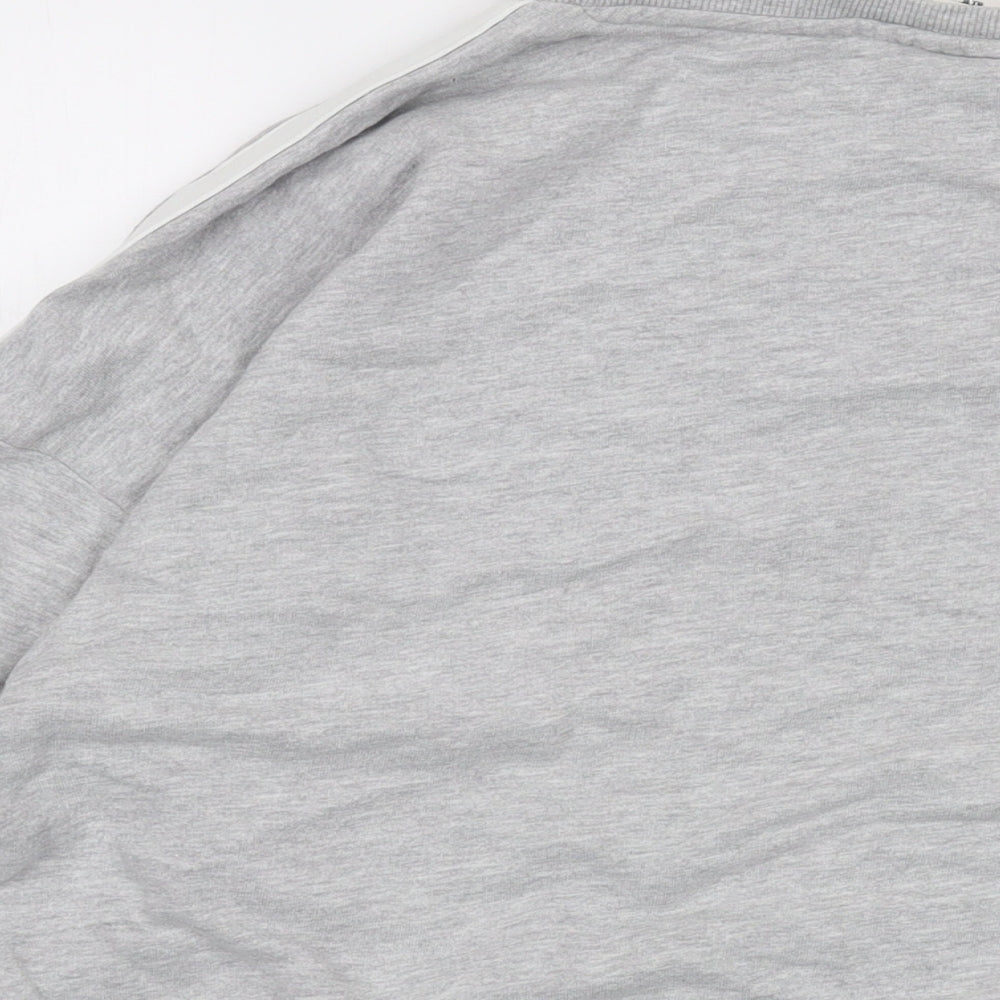 H&M Womens Grey Cotton Pullover Sweatshirt Size M Pullover