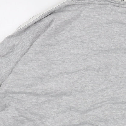H&M Womens Grey Cotton Pullover Sweatshirt Size M Pullover