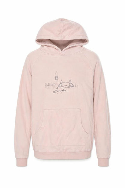 Threadgirls Girls Pink Cotton Pullover Hoodie Size 13 Years Pullover
