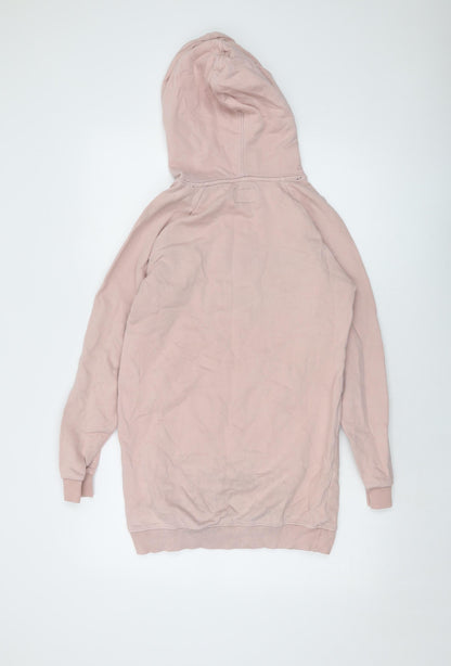 Threadgirls Girls Pink Cotton Pullover Hoodie Size 13 Years Pullover