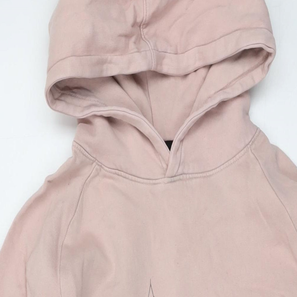 Threadgirls Girls Pink Cotton Pullover Hoodie Size 13 Years Pullover