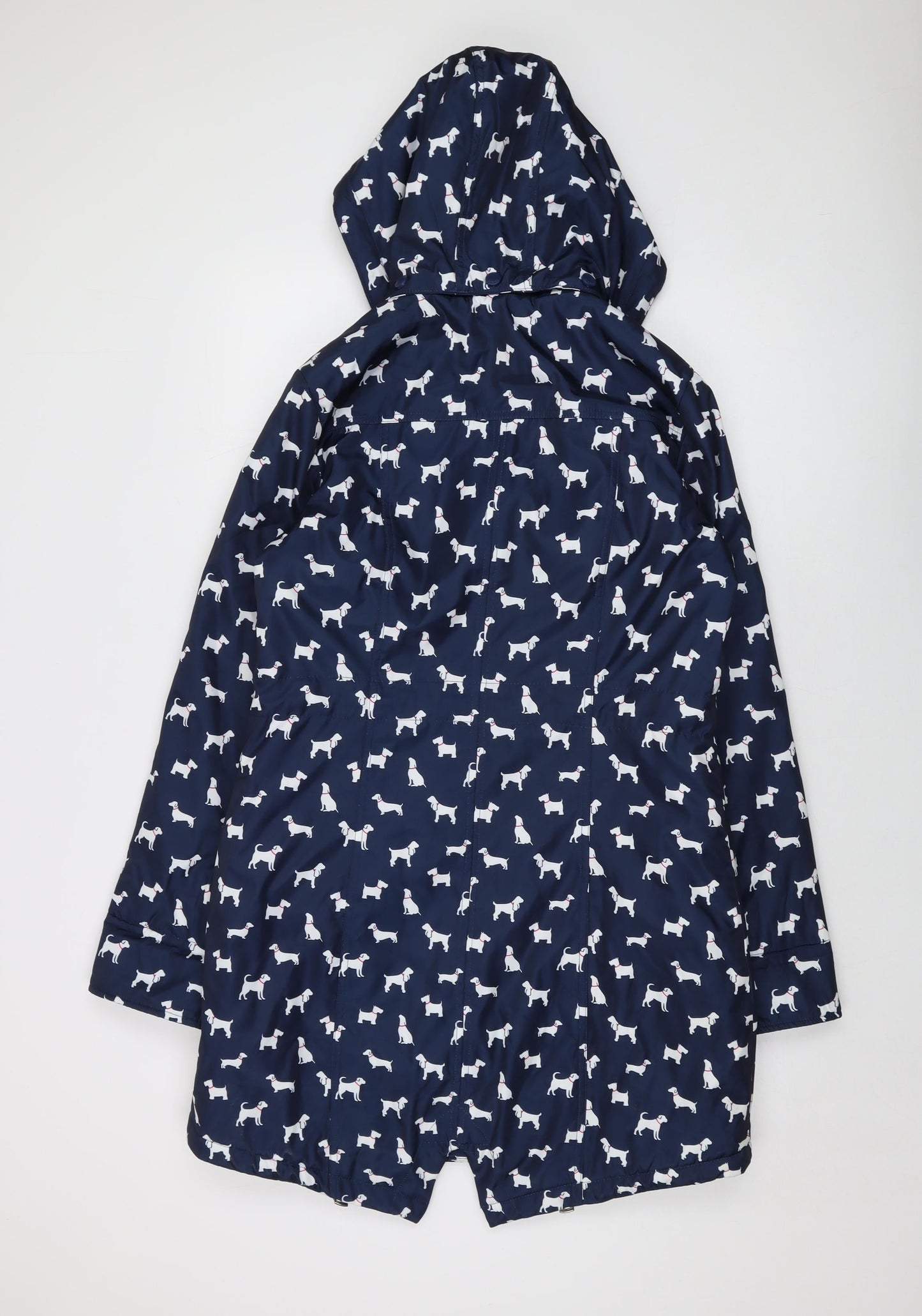 Womens UK Size 10 Finesse Blue Parka Coat