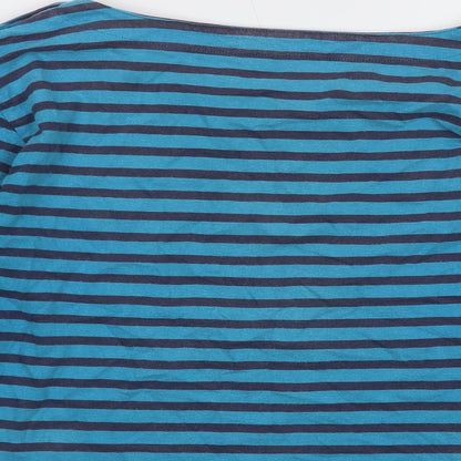 Womens UK Size 10 Mudd & Water Blue Basic T-Shirt