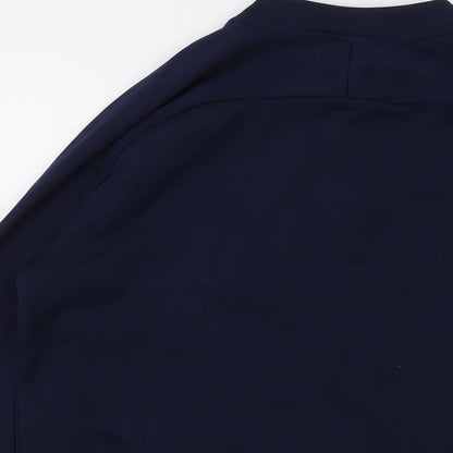 Nilke Boys Black Polyester Pullover Sweatshirt Size 13-14 Years Zip