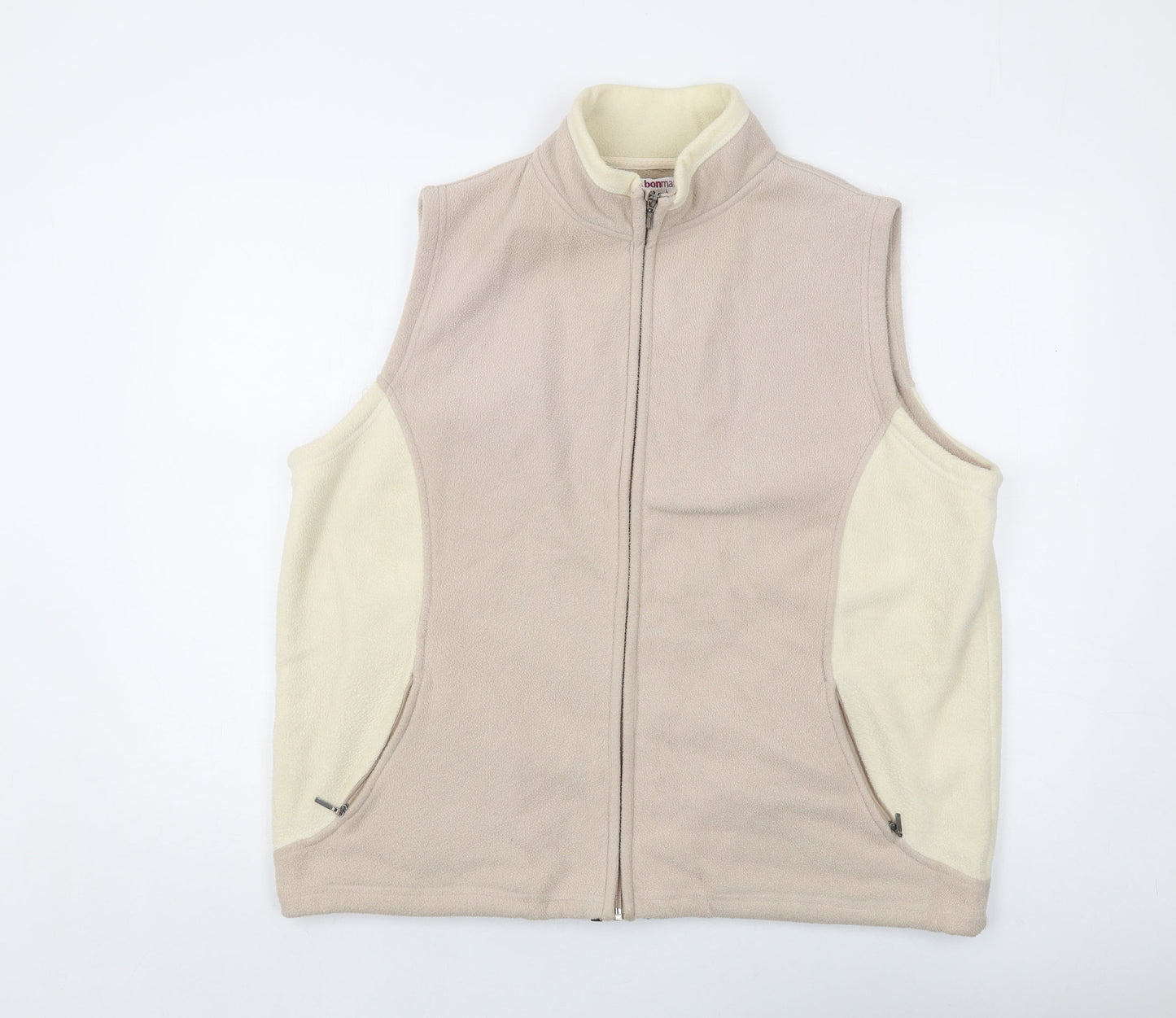 Womens UK Size L Bonmarché Beige Jacket