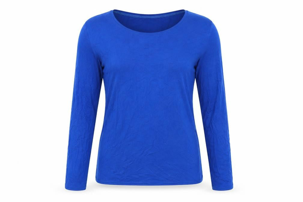 Womens UK Size 10 Autograph Blue Basic T-Shirt