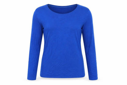 Womens UK Size 10 Autograph Blue Basic T-Shirt