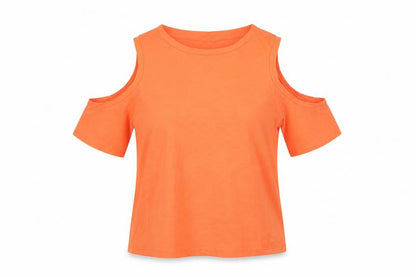 Womens UK Size 10 River Island Orange Basic T-Shirt