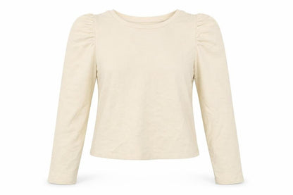 Zara Womens Beige Cotton Pullover Sweatshirt Size S Pullover