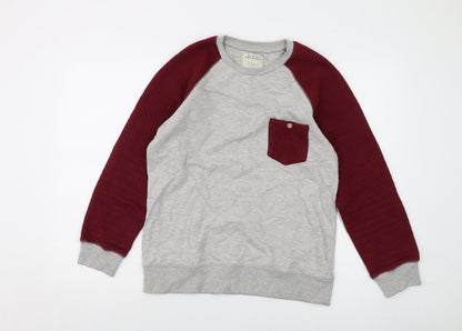 Mens UK Size S Burton Grey Pullover Sweatshirt