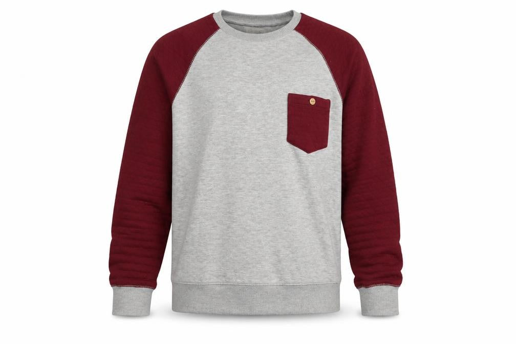 Mens UK Size S Burton Grey Pullover Sweatshirt