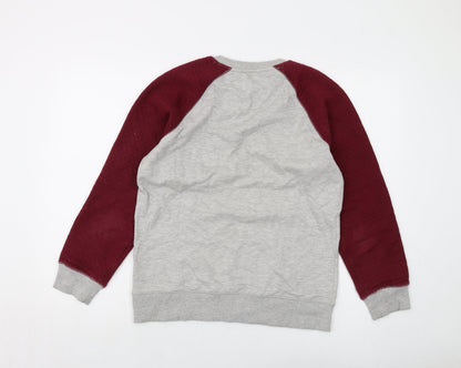 Mens UK Size S Burton Grey Pullover Sweatshirt