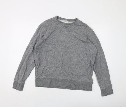 Mens UK Size M Marks and Spencer Grey Pullover Sweatshirt