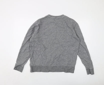 Mens UK Size M Marks and Spencer Grey Pullover Sweatshirt