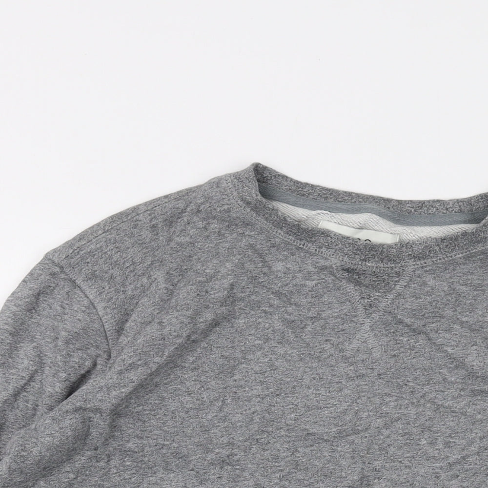 Mens UK Size M Marks and Spencer Grey Pullover Sweatshirt