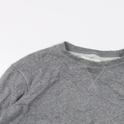 Mens UK Size M Marks and Spencer Grey Pullover Sweatshirt
