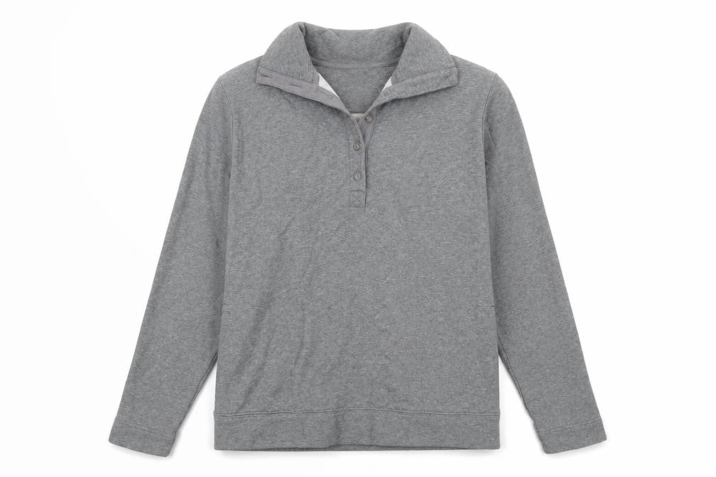Mens UK Size M Lands' End Grey Pullover Sweatshirt