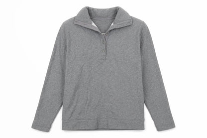 Mens UK Size M Lands' End Grey Pullover Sweatshirt