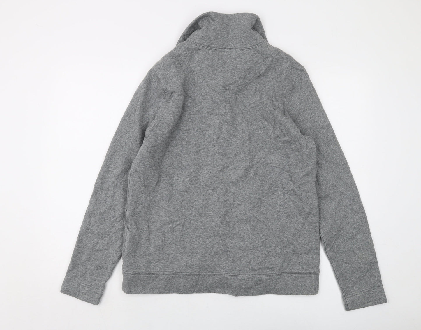 Mens UK Size M Lands' End Grey Pullover Sweatshirt