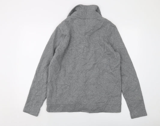 Mens UK Size M Lands' End Grey Pullover Sweatshirt