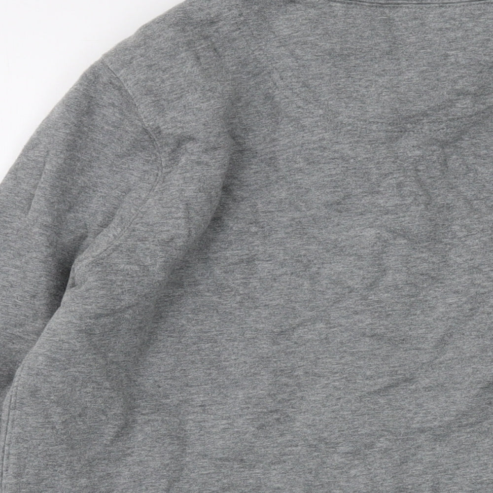 Mens UK Size M Lands' End Grey Pullover Sweatshirt