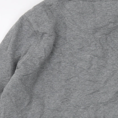 Mens UK Size M Lands' End Grey Pullover Sweatshirt