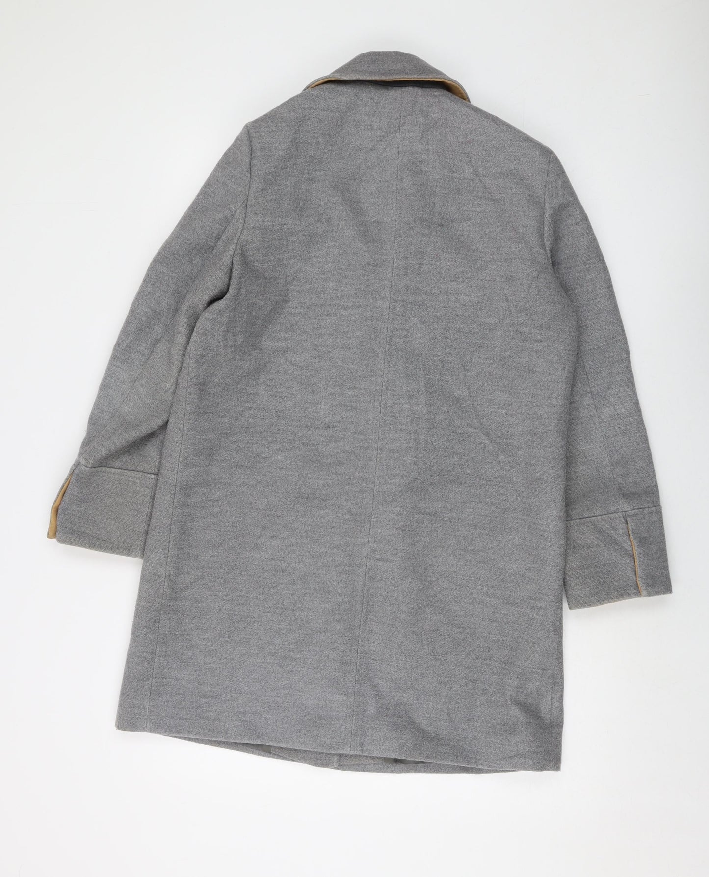 Womens UK Size 10 Topshop Grey Overcoat