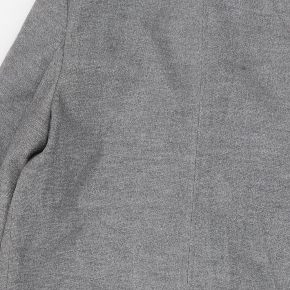 Womens UK Size 10 Topshop Grey Overcoat