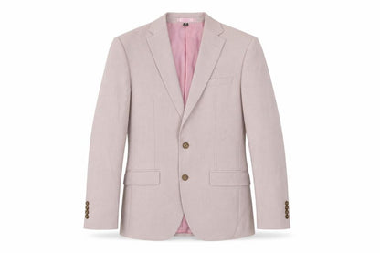 Marks & Spencer Mens Pink Polyester Jacket Suit Jacket Size 36 Regular