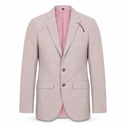 Marks & Spencer Mens Pink Polyester Jacket Suit Jacket Size 36 Regular