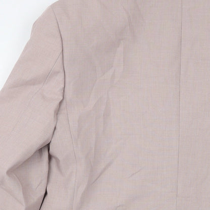 Mens UK Size 36 Marks and Spencer Regular Pink Suit Jacket