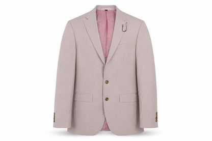 Marks & Spencer Mens Pink Polyester Jacket Suit Jacket Size 36 Regular