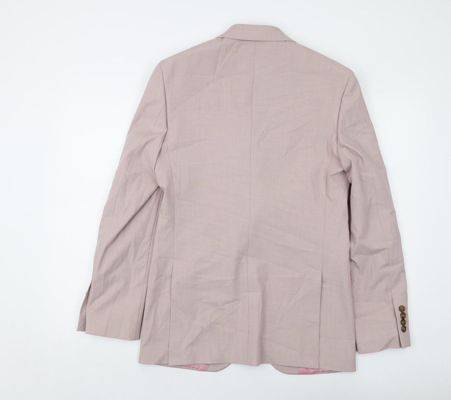 Mens UK Size 36 Marks and Spencer Regular Pink Suit Jacket