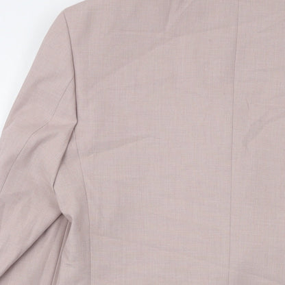 Mens UK Size 36 Marks and Spencer Regular Pink Suit Jacket