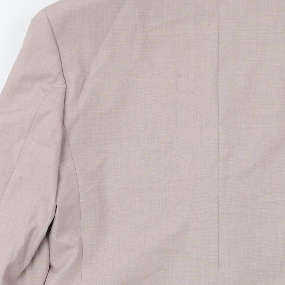Mens UK Size 36 Marks and Spencer Regular Pink Suit Jacket