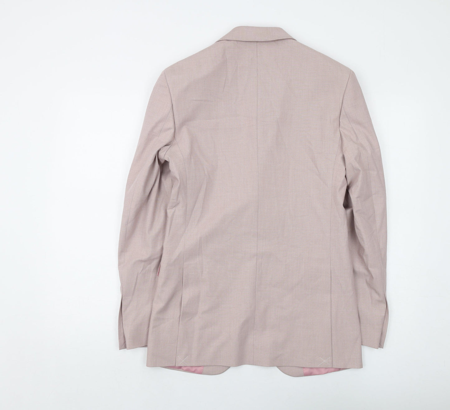 Mens UK Size 34 Marks and Spencer Regular Pink Suit Jacket