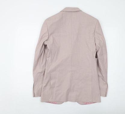 Mens UK Size 34 Marks and Spencer Regular Pink Suit Jacket